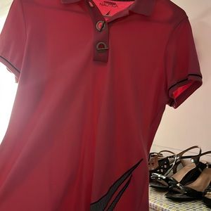 Pink nautical polo